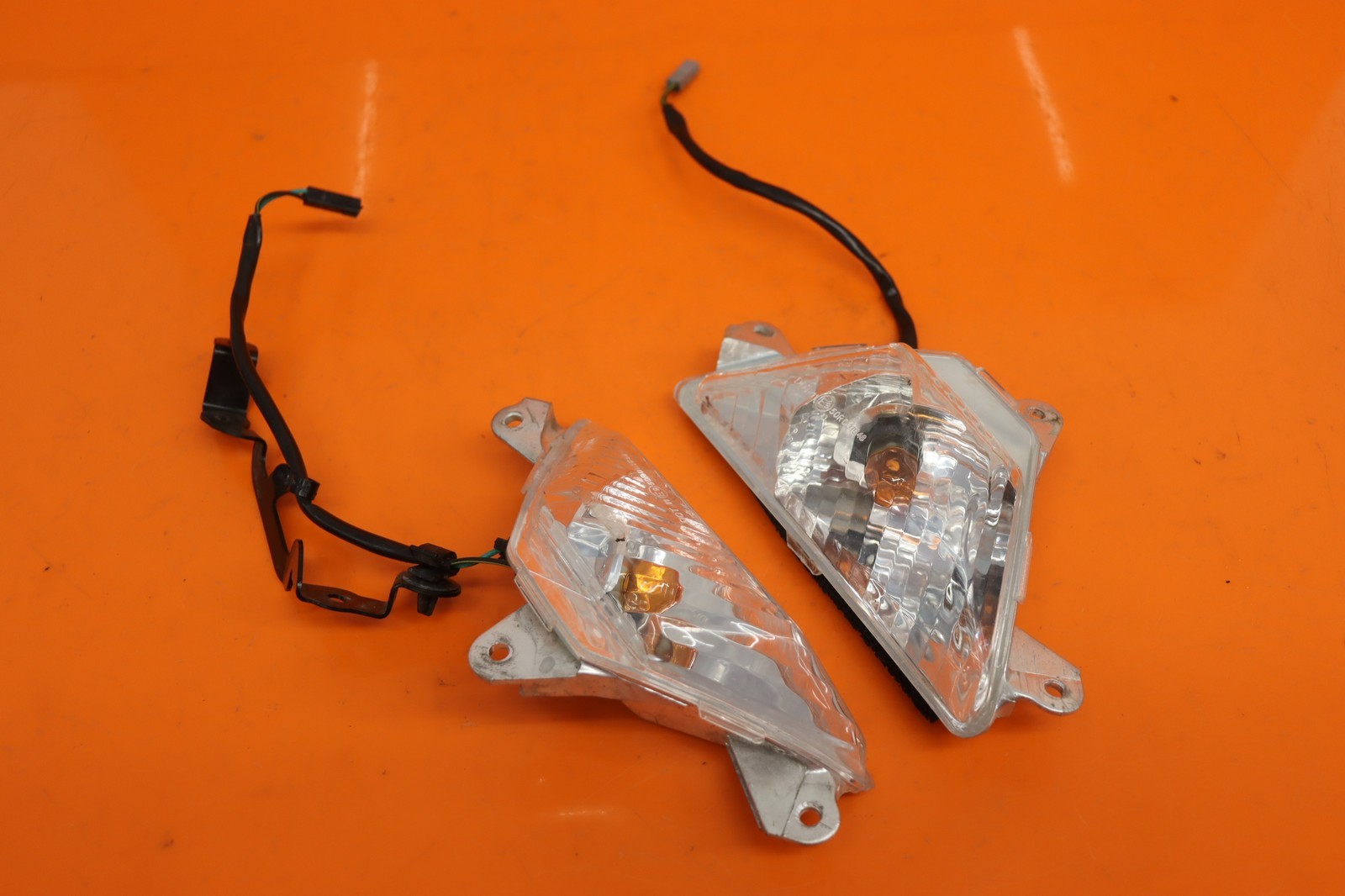 2018-2023 KAWASAKI NINJA ZX6R OEM FRONT LEFT RIGHT TURN SIGNALS LIGHT INDICATORS