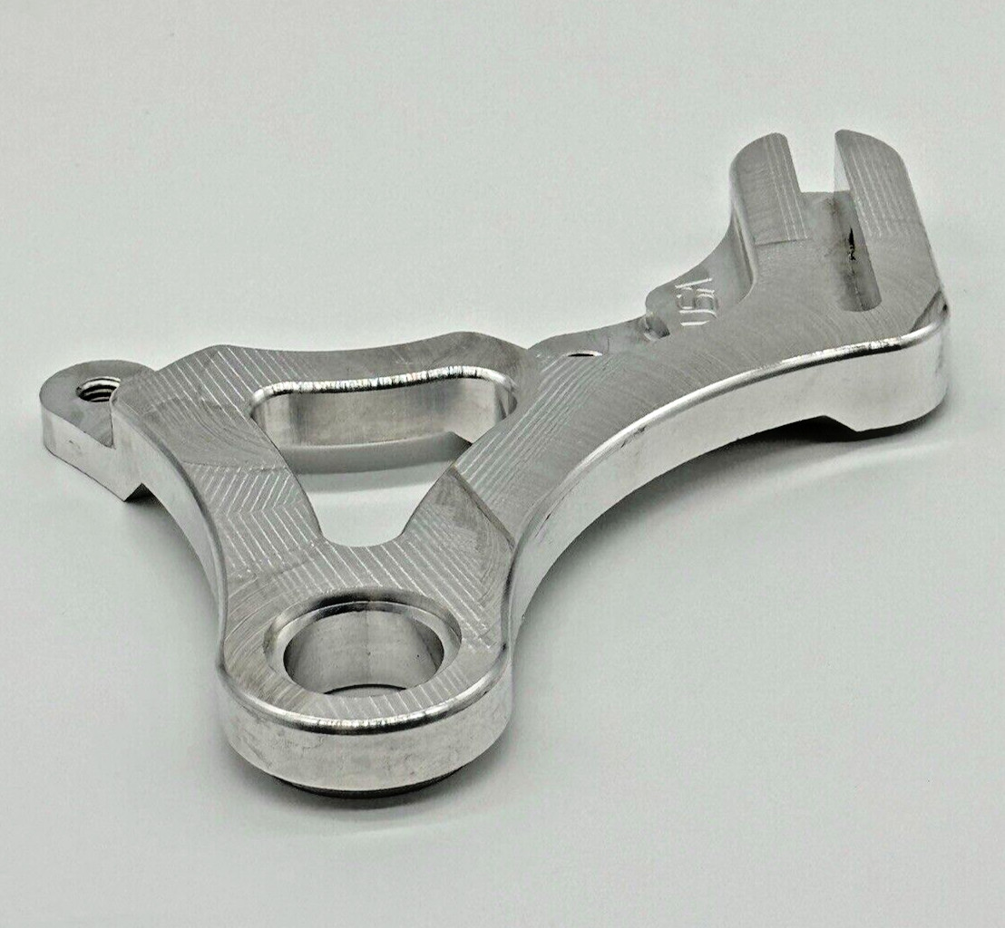 USA-MADE RAW BILLET 87-99 SOFTAIL REAR BRAKE CALIPER BRACKET HARLEY NO REDUCER