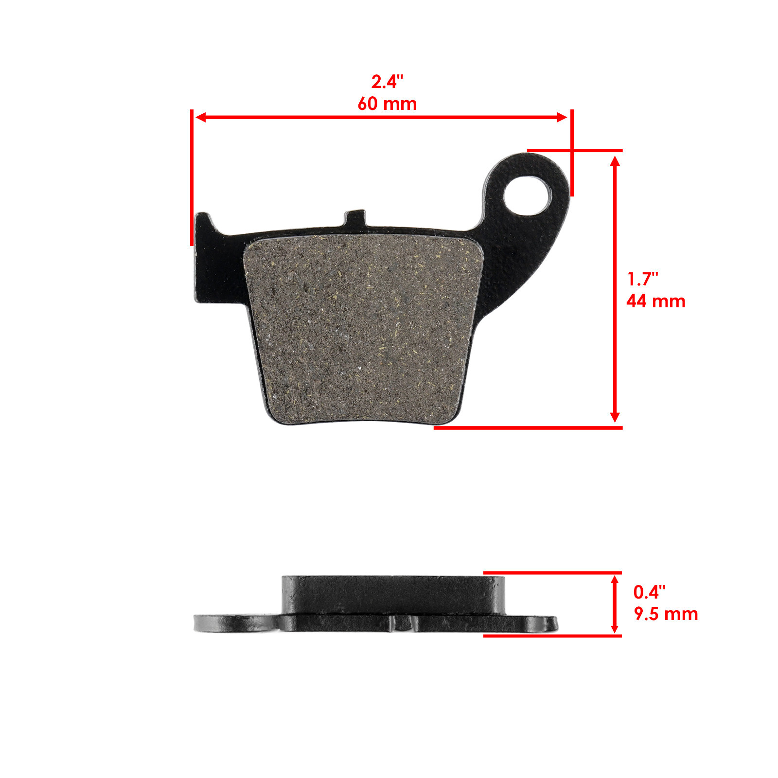 Brake Pads for Honda CRF250 CRF250X 2004-2017 Rear Motorcycle Pads