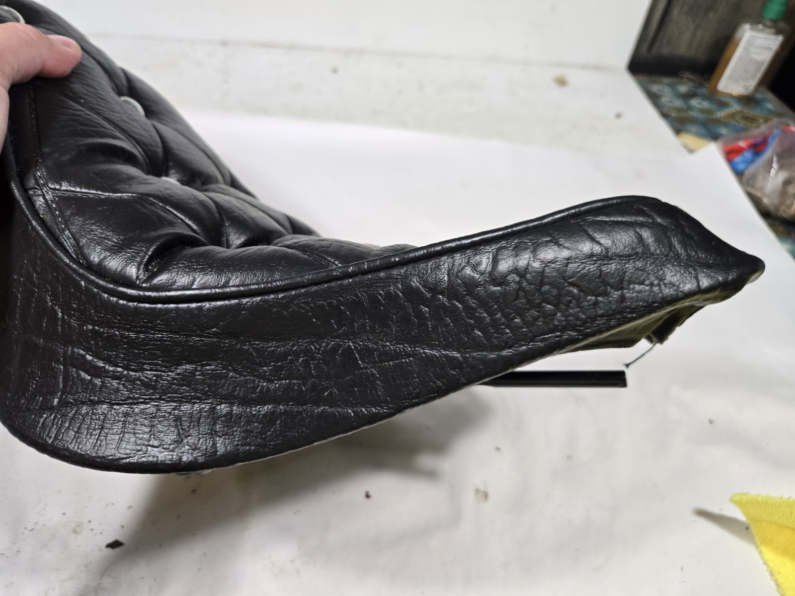 NOS Harley Giuliari Rigid Frame Chopper Seat, Knucklehead, Panhead, Shovelhead