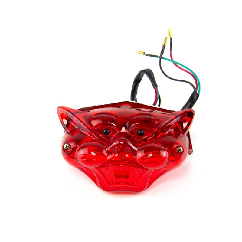 Lucas Style Cat Face Tail light Chopper Bobber Cafe Racer