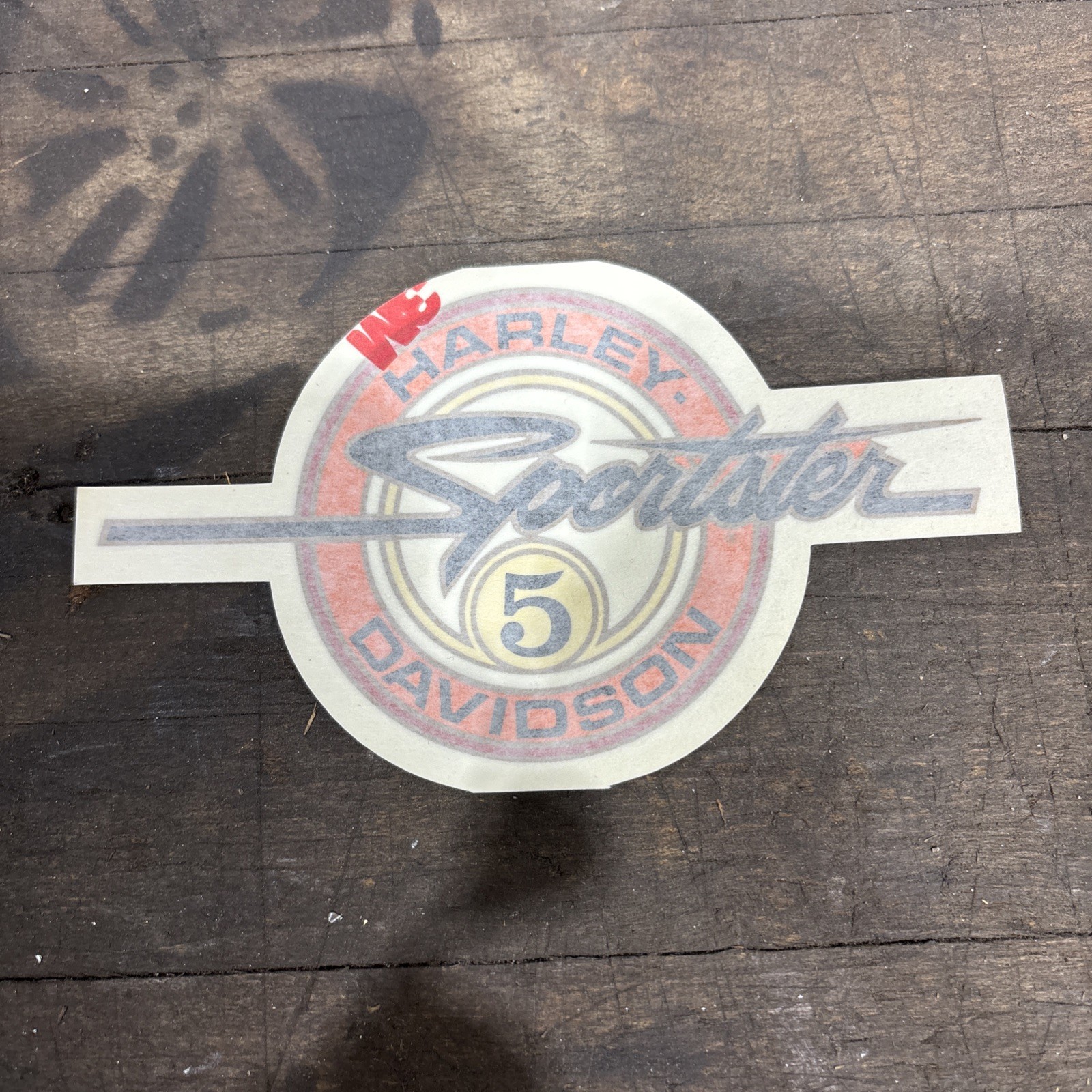Fits Harley Davidson Gas Tank Vinyl Decals Sportster 5 Multi-Colored Set of 2