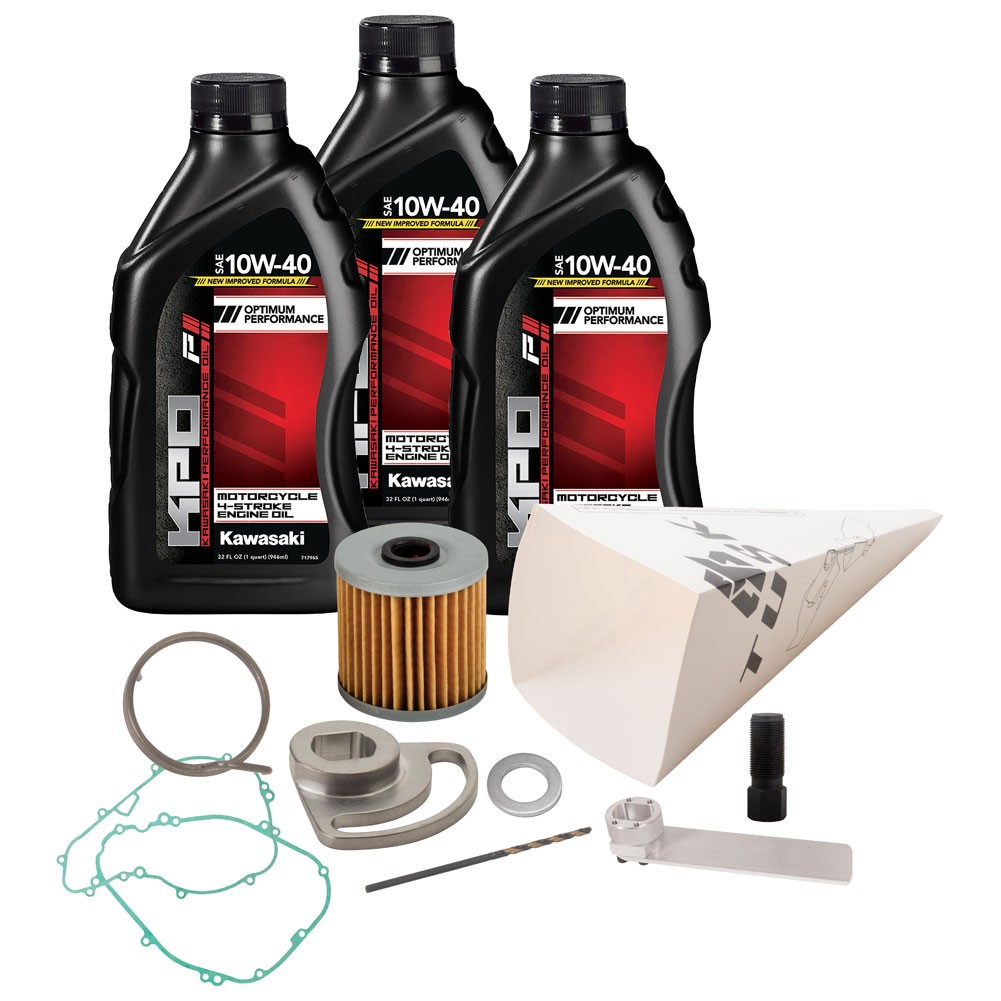 Tusk Complete Doohickey Kit Kawasaki KPO 4-Stroke Engine Oil 10W-40