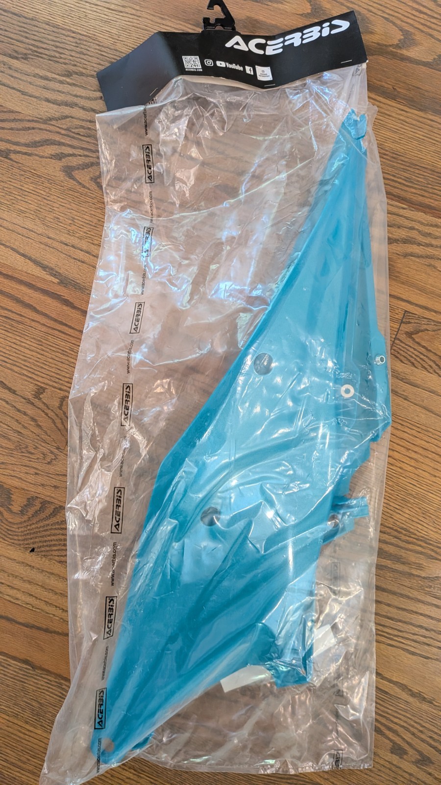 Acerbis 2726537441 Side Panels – Teal Metallic