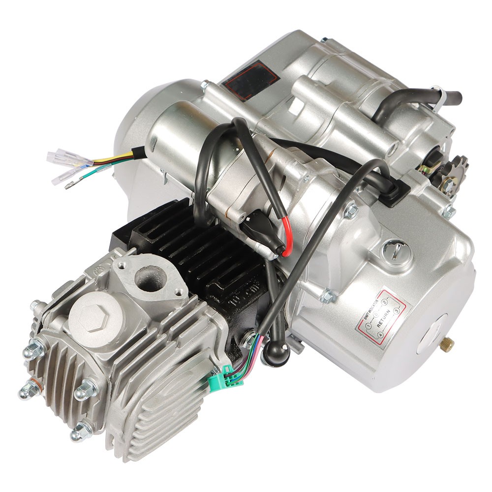 For ATV 125cc 4 stroke Engine Motor 3-Speed Semi Auto w/ Reverse Electric Start