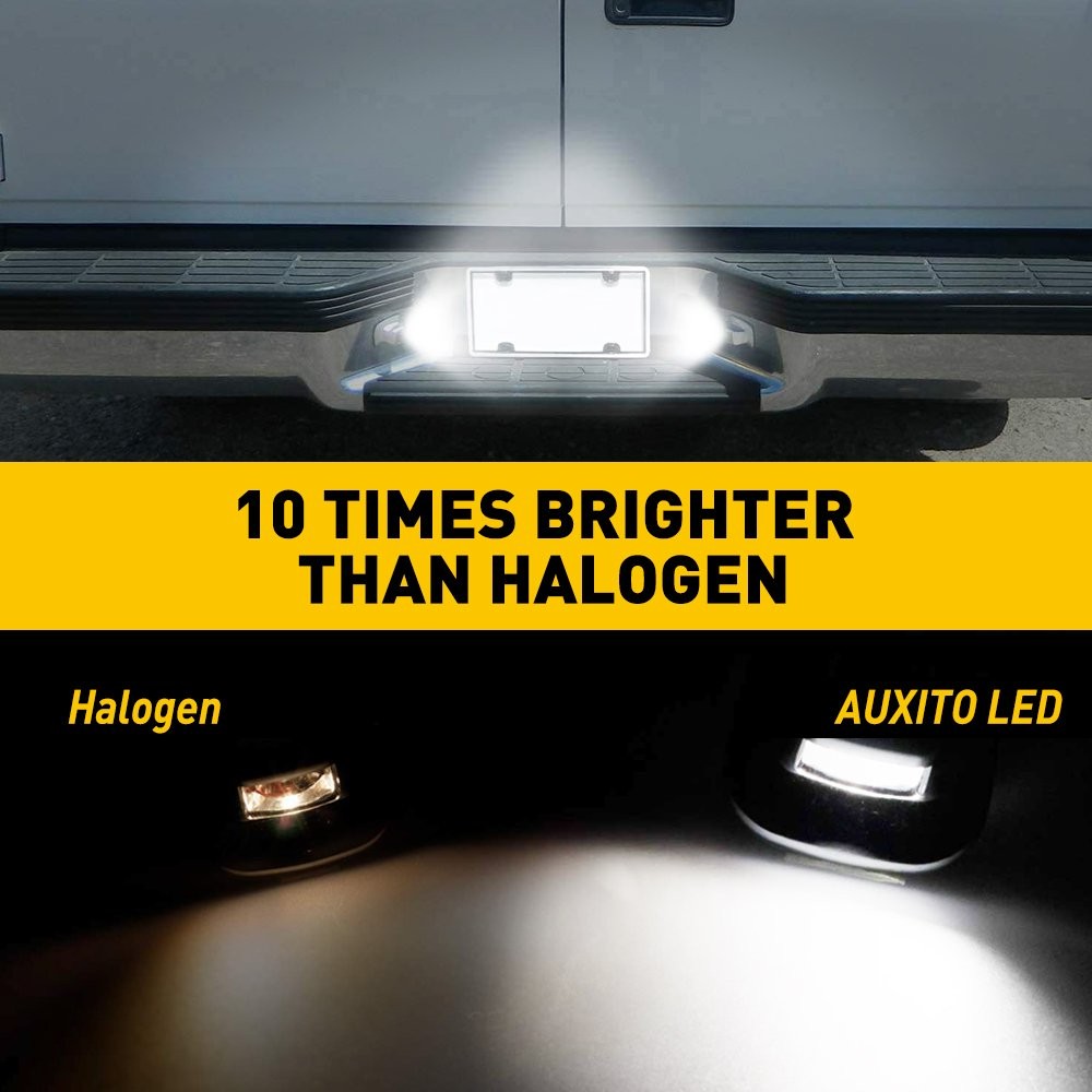 For Chevy C/K 1500 2500 3500 Pickup LED AUXITO License Plate Light 5500K Lamps