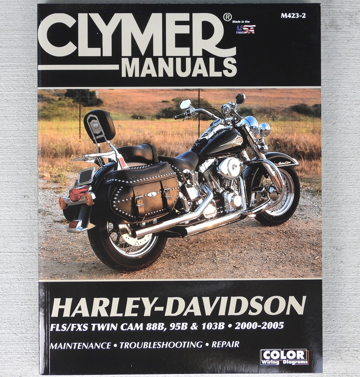 2000-2005 Harley Davidson FLS FXS Softail Fat Boy Night Train REPAIR MANUAL M423