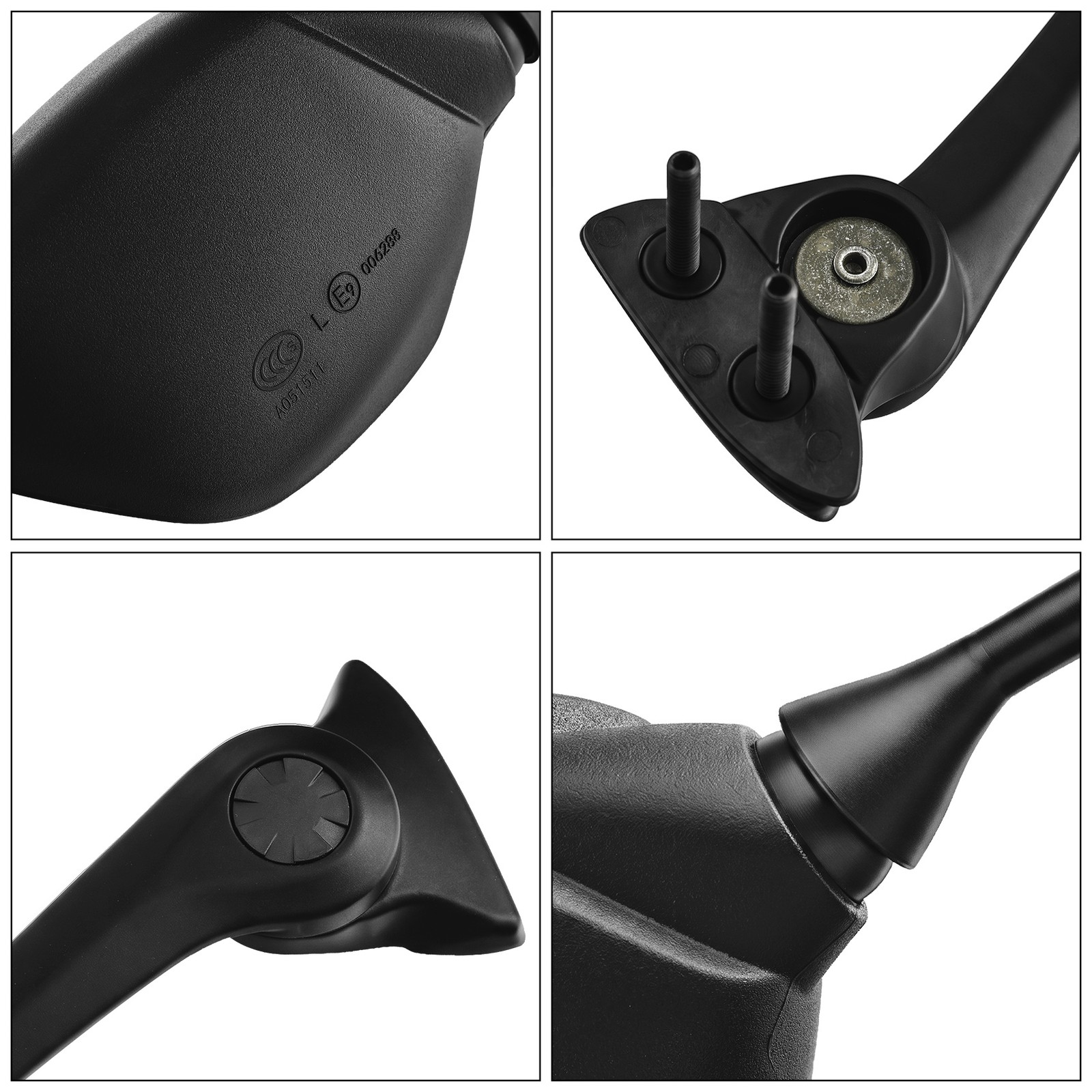 Black Rear View Mirrors Fits For Yamaha YZF-R7 YZFR7 YZF R7 2022-2025 2022 2023