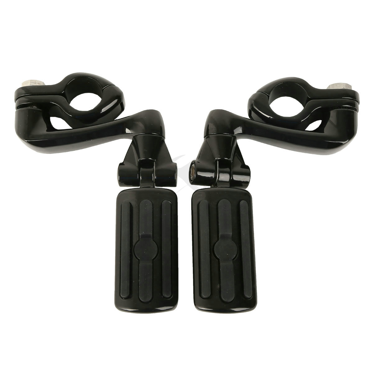 32mm Engine Guard Highway 360 Degree Adjustable Male Mount Kit Footpeg Foot Pegs