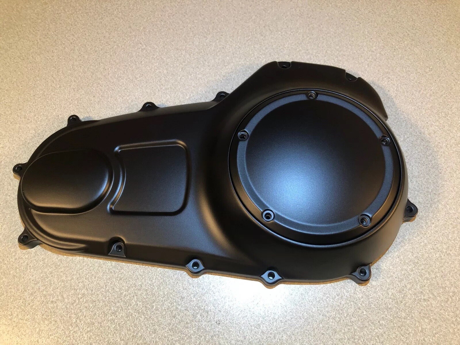 Harley Outer Primary Cover LOW Touring ULTRA FL 25700387 DENIM BLACK POWDER COAT
