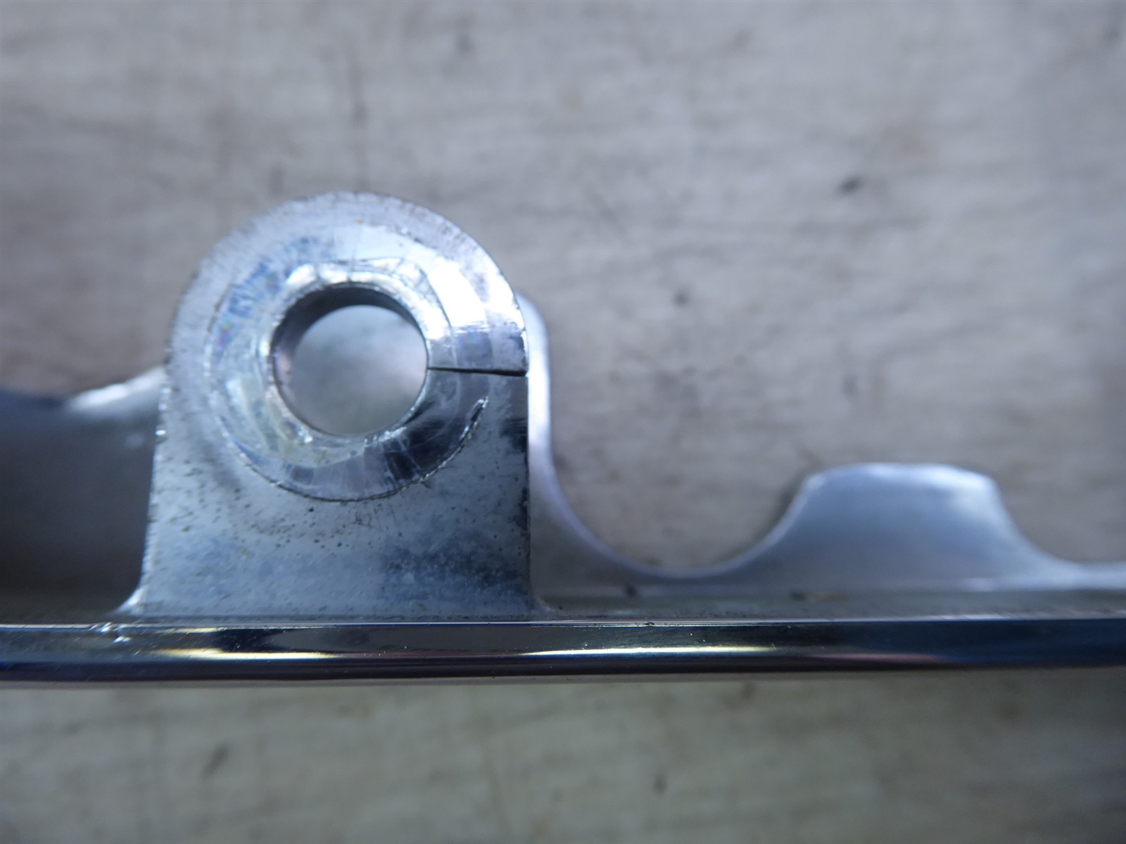 1986 Honda CMX450 Rebel H21148) chrome front fork trim emblem cover