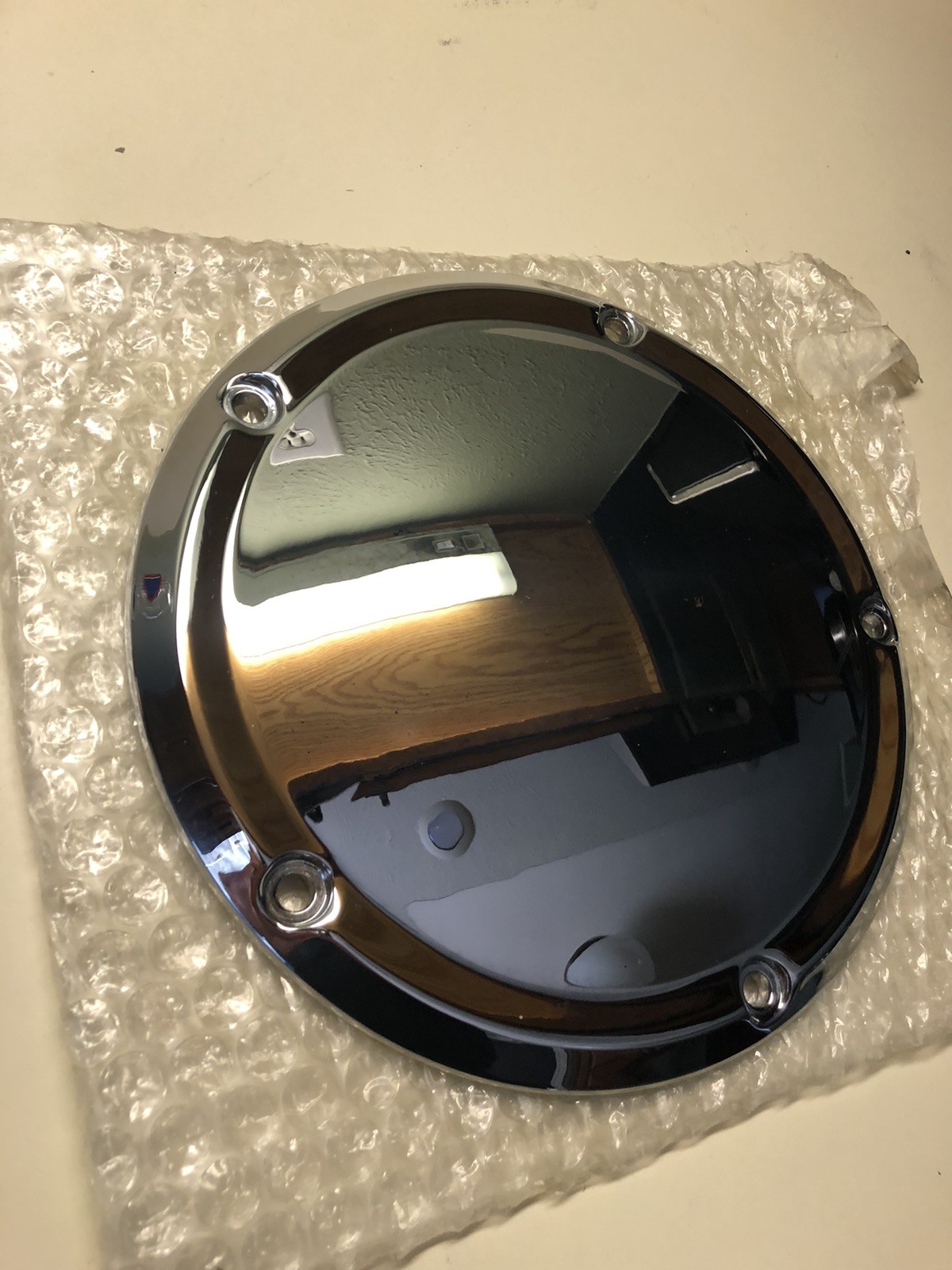 Harley Oem Chrome Touring M8 Derby Cover Nice Condition See Pictures 25700389