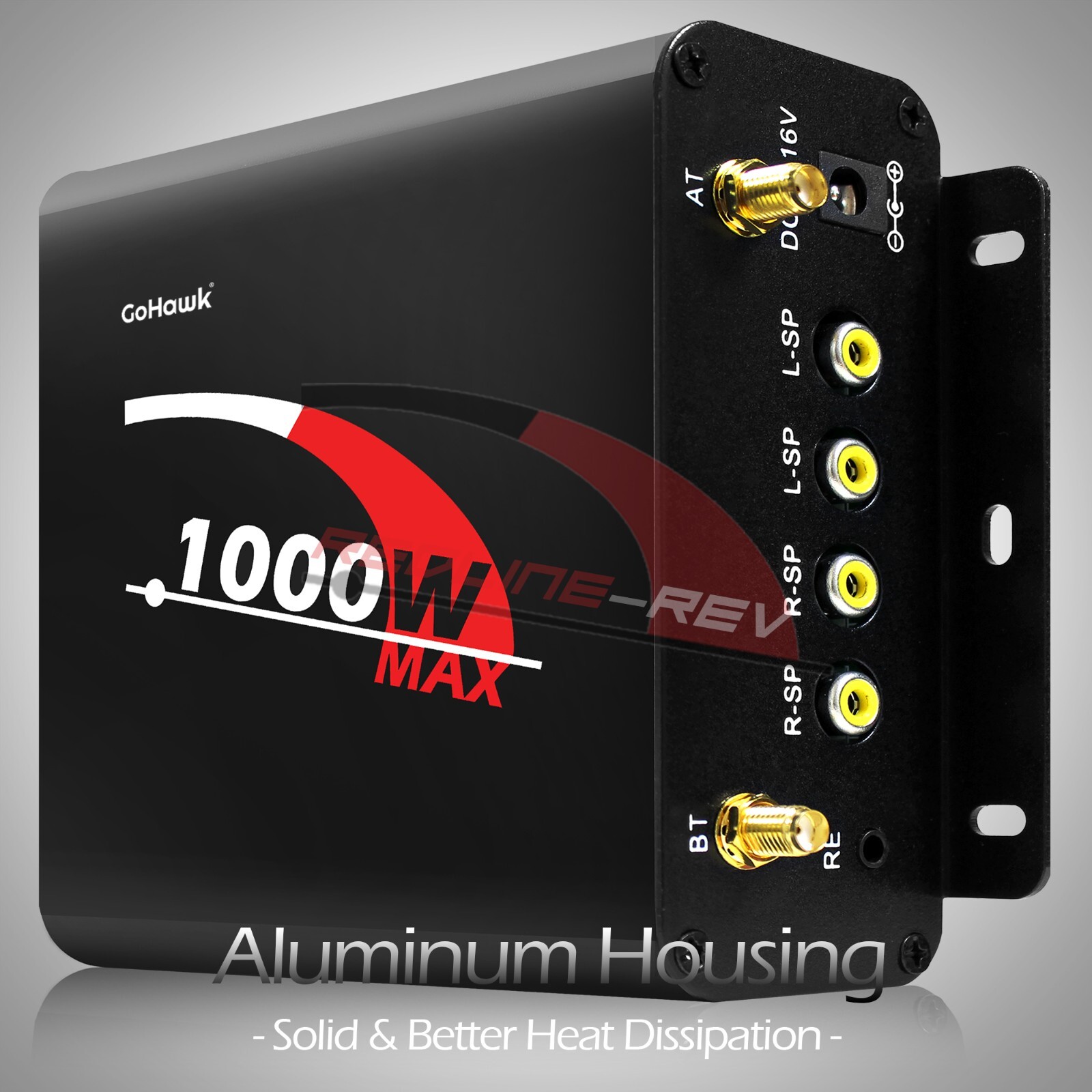 Refurbished 1000W Waterproof Bluetooth Motorcycle Audio Stereo 4 Speakers System