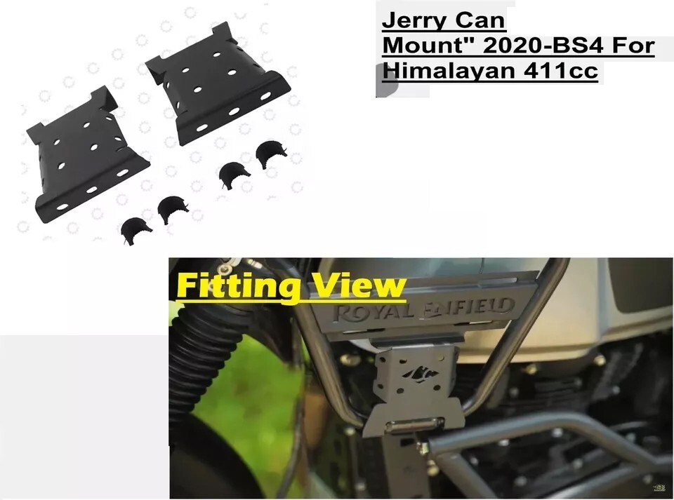 Fit For Royal Enfield “Himalayan 411 Black Jerry Can Mount”