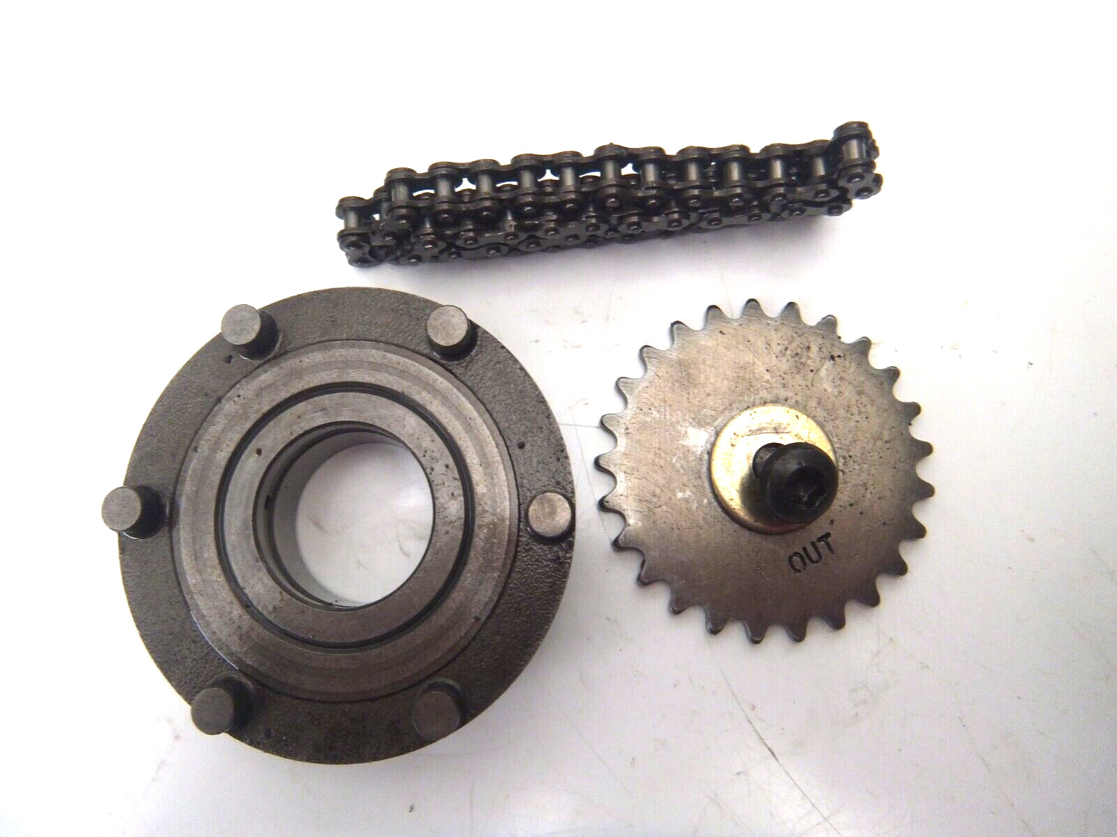 TRIUMPH TT 600 TT600 OIL PUMP ROTARY DRIVE GEARS AND CHAIN AS SHOW 2001