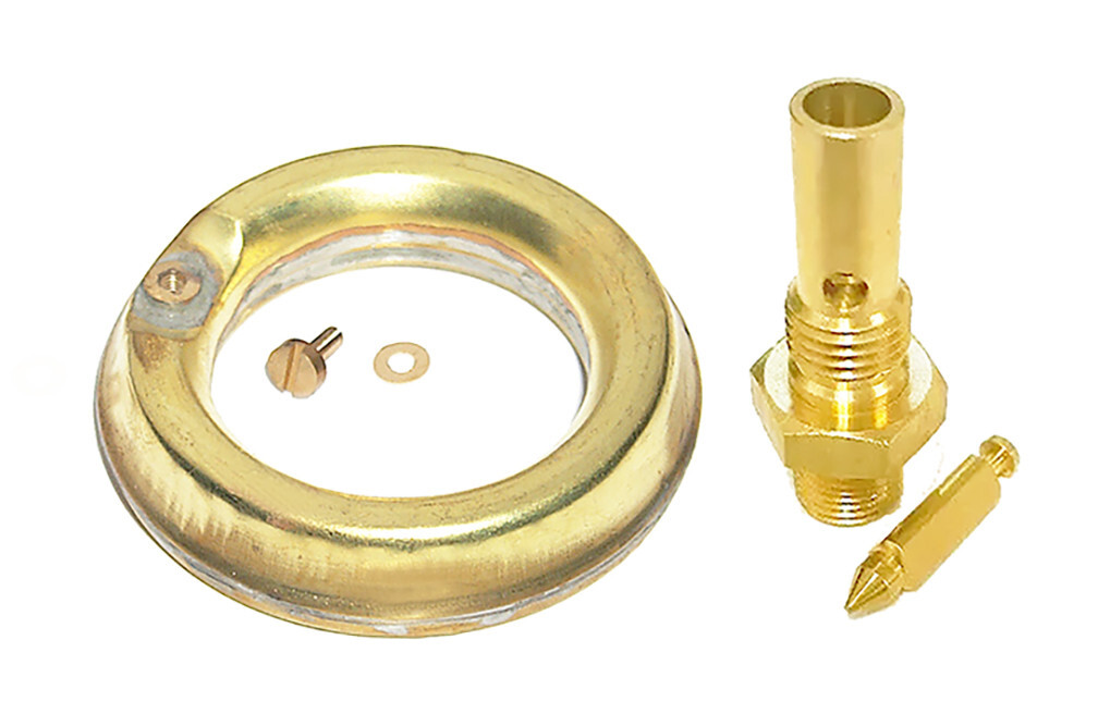 BRASS FLOAT with NEEDLE & SEAT for all Harley Linkert Carburetos 1933 – 1965