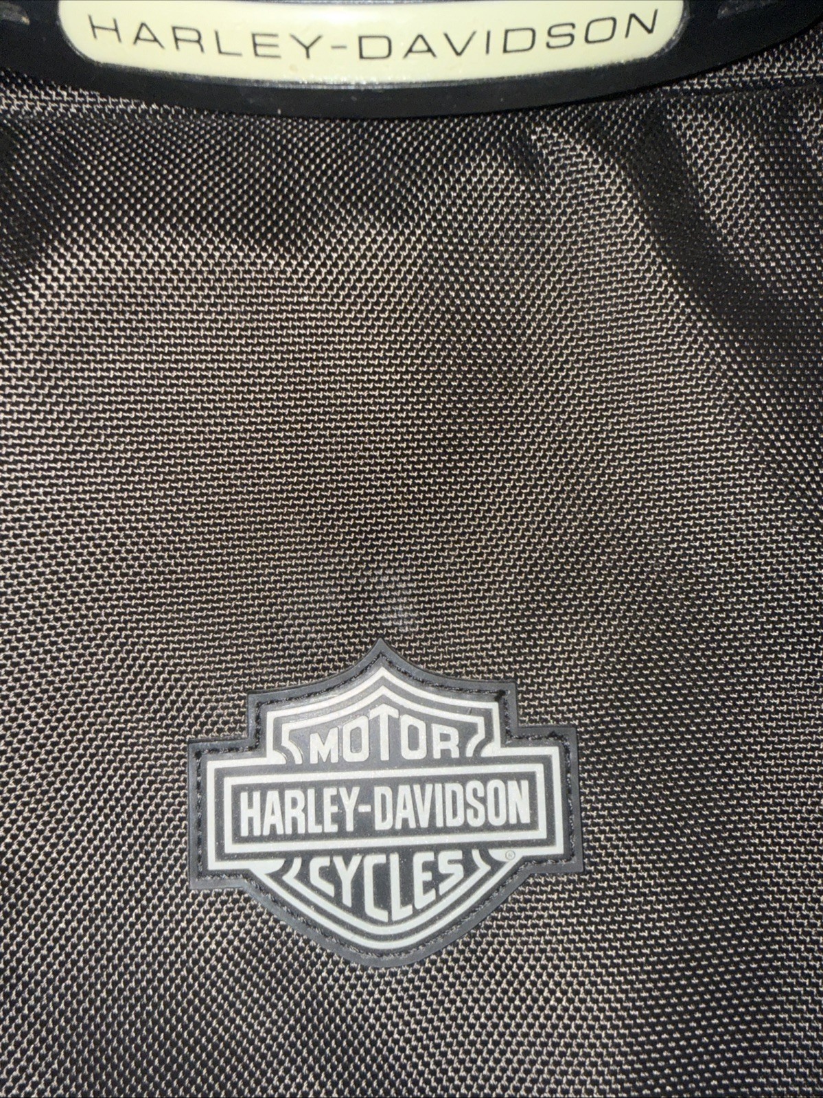 Harley-Davidson Premium Touring Luggage Black Ballistic Nylon Day Bag.