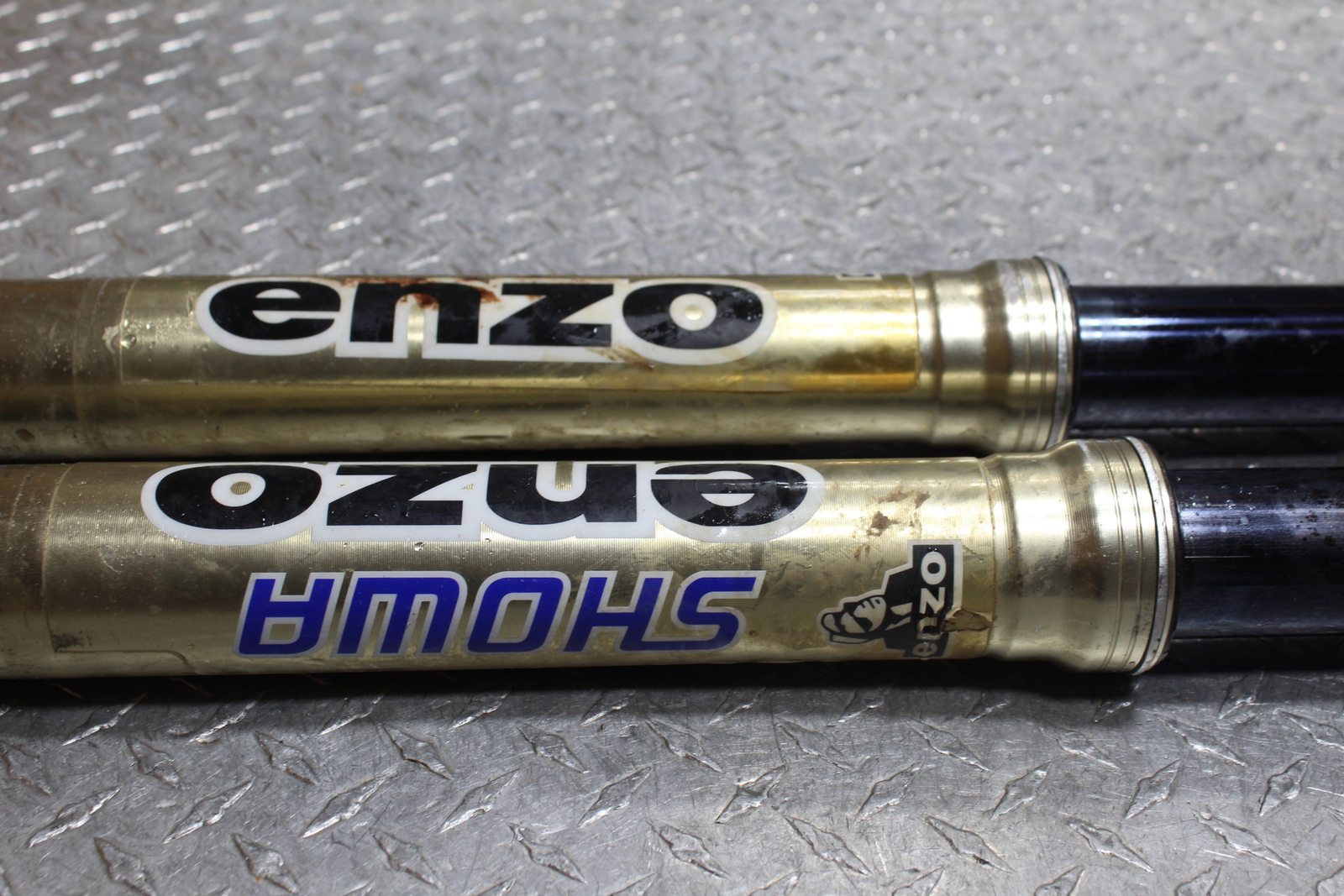 2009 kawasaki kx250f OEM RIGHT LEFT FRONT SUSPENSION FORKS SHOCKS ENZO FORK
