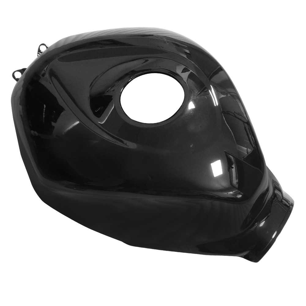 Glossy Vivid Black Fuel Gas Tank Cover For KAWASAKI NINJA650 2009 2010 2011 USA
