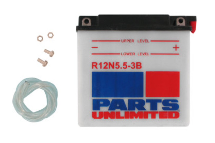 Parts Unlimited R12N5.5-3B 12V Conventional Battery