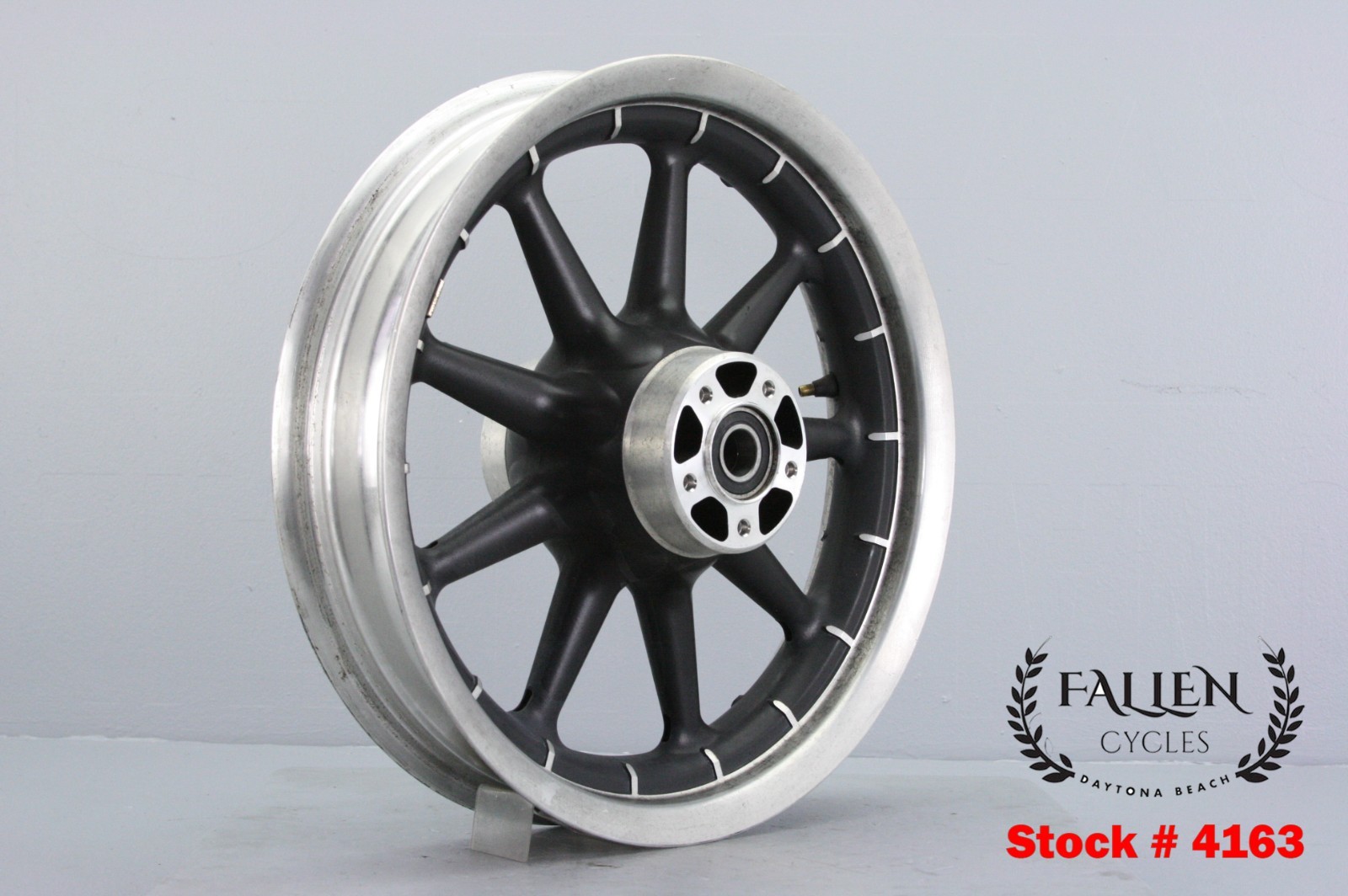 2008 Harley Electra Glide 16″ x 3.00″ Front Wheel Rim 9 SPOKE WAGON 25mm #4163