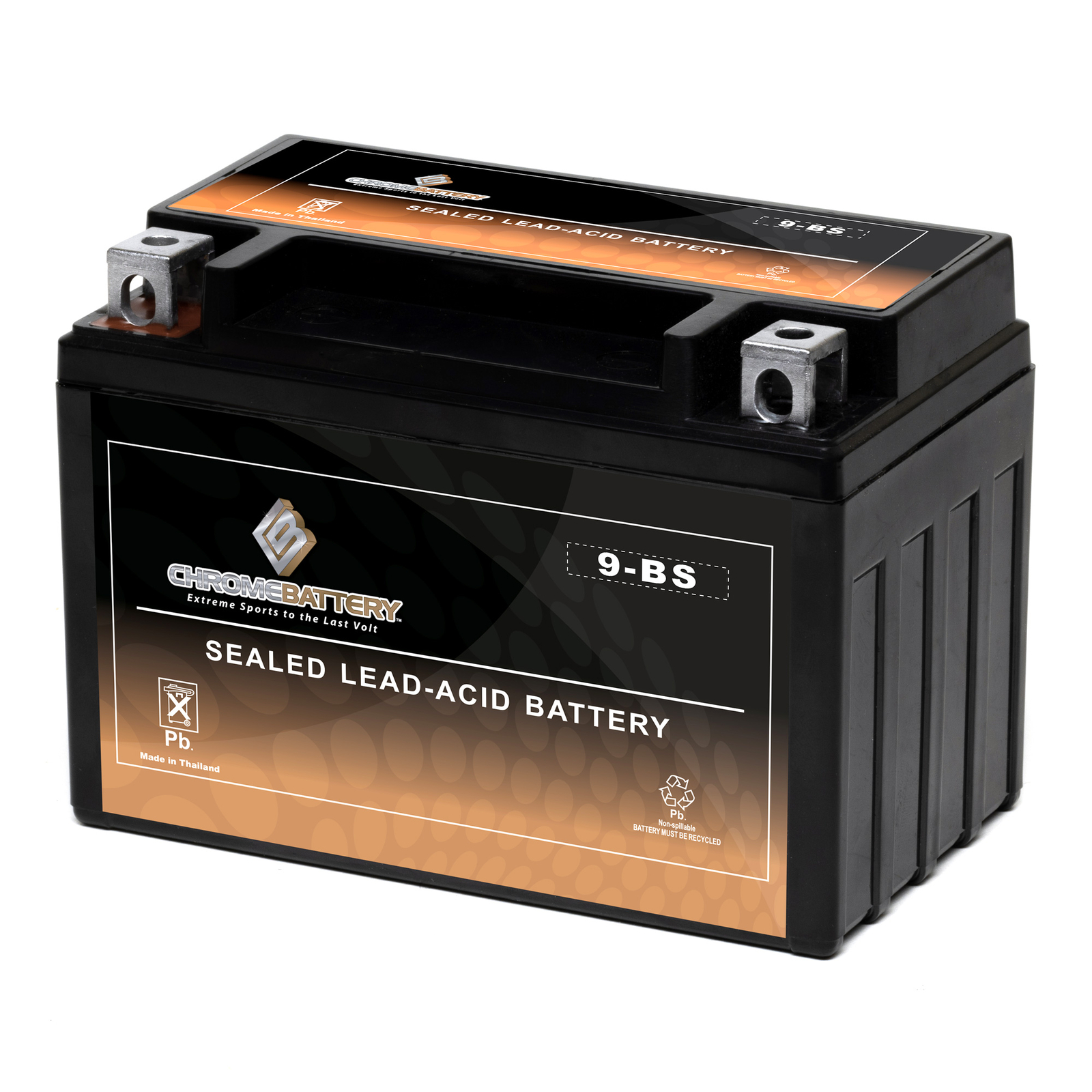 YTX9-BS High Performance – Maintenance Free – Sealed AGM Motorcycle Battery