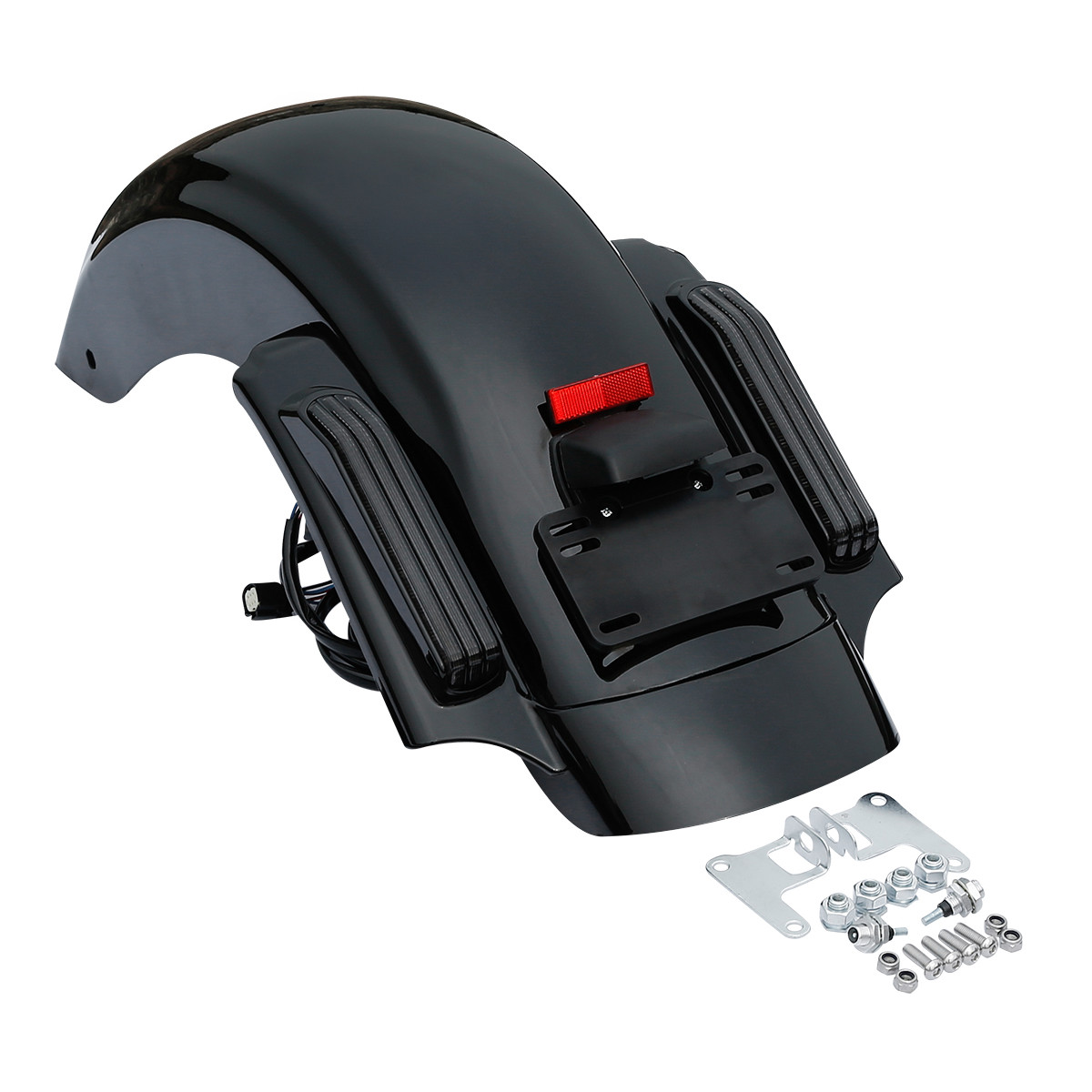 5″ Stretched Saddlebag & Rear Fender Fit For Harley Street Glide Road King 14-21