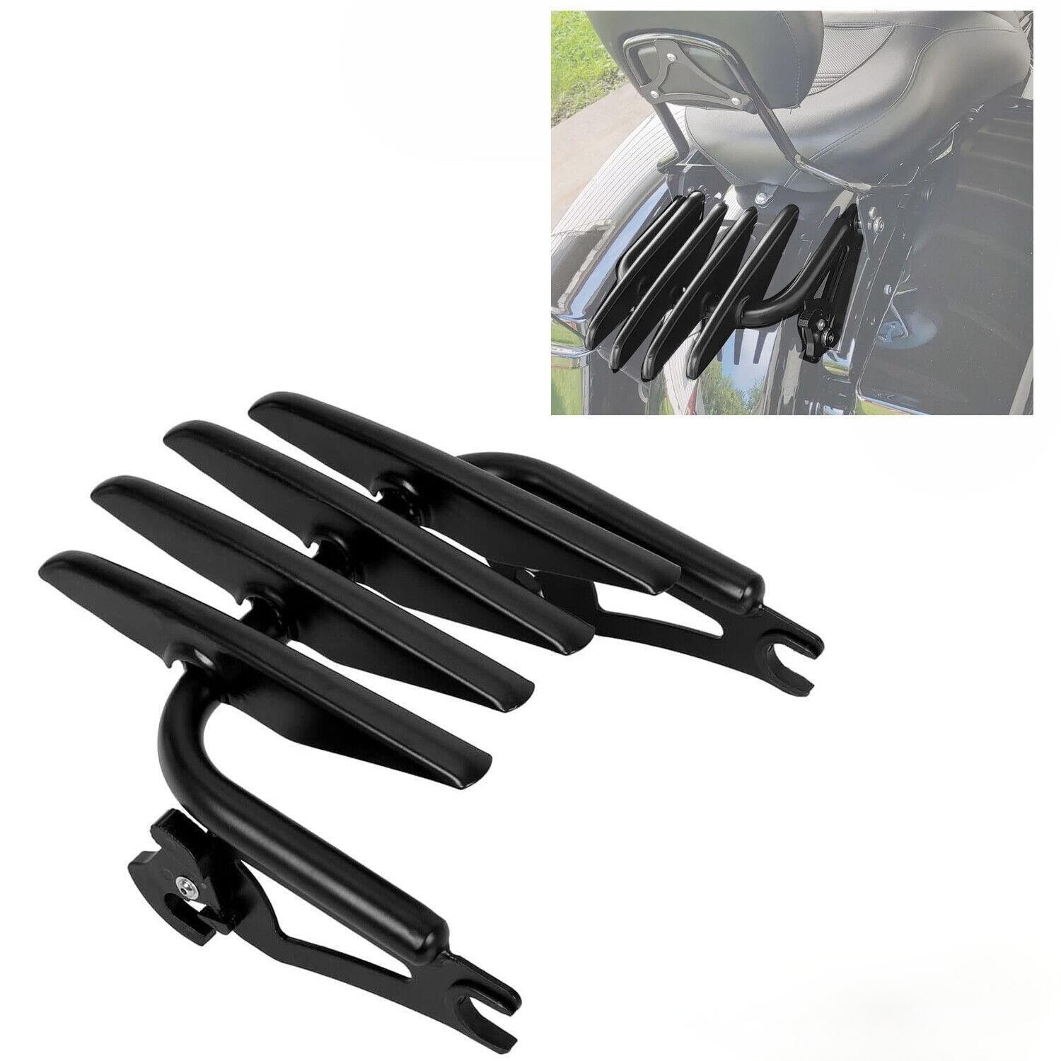 Heavy Duty Steel Stealth Luggage Rack For Harley 2009-up Road King Electra Glide
