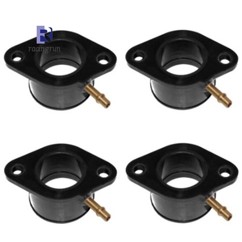 COMPLETE RIGHT LEFT INTAKE CARBURETOR HOLDER FOR KAWASAKI KZ650D SR 1977-1979