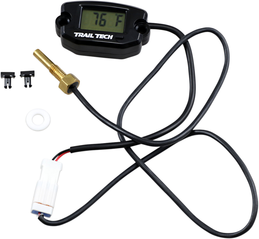 Trail Tech 742-ES1 TTO Surface Mount Digital Temp Gauge Black