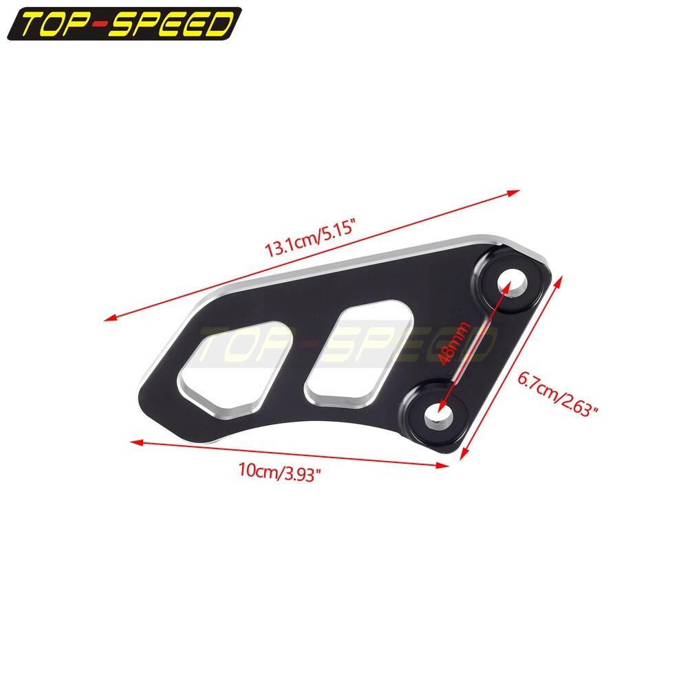 CNC Aluminum Alloy Chain Guard Guide Cover Protector For Yamaha TW200 XT225 250