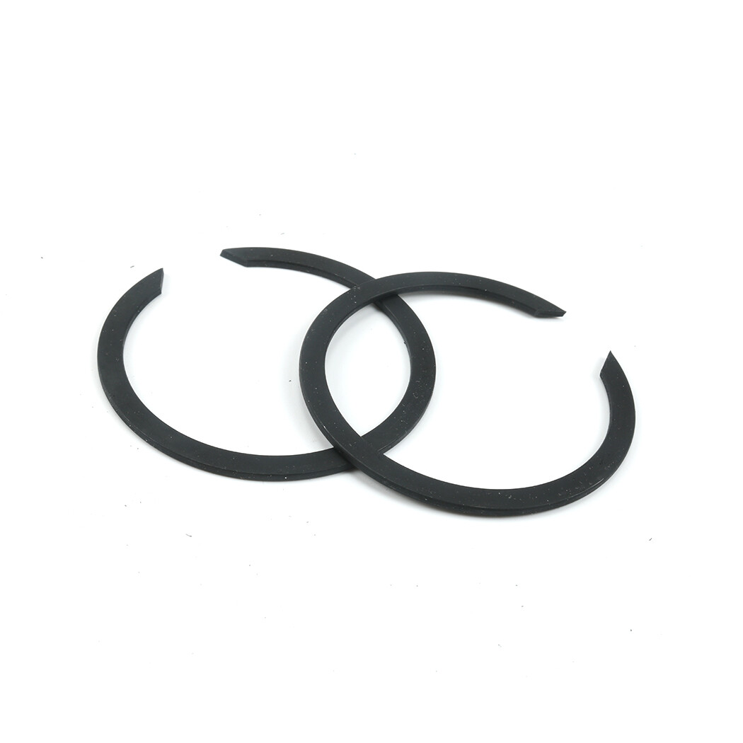 Exhaust Flange Install Kit Pair Flanges Gaskets Nuts Washers For Harley Big Twin