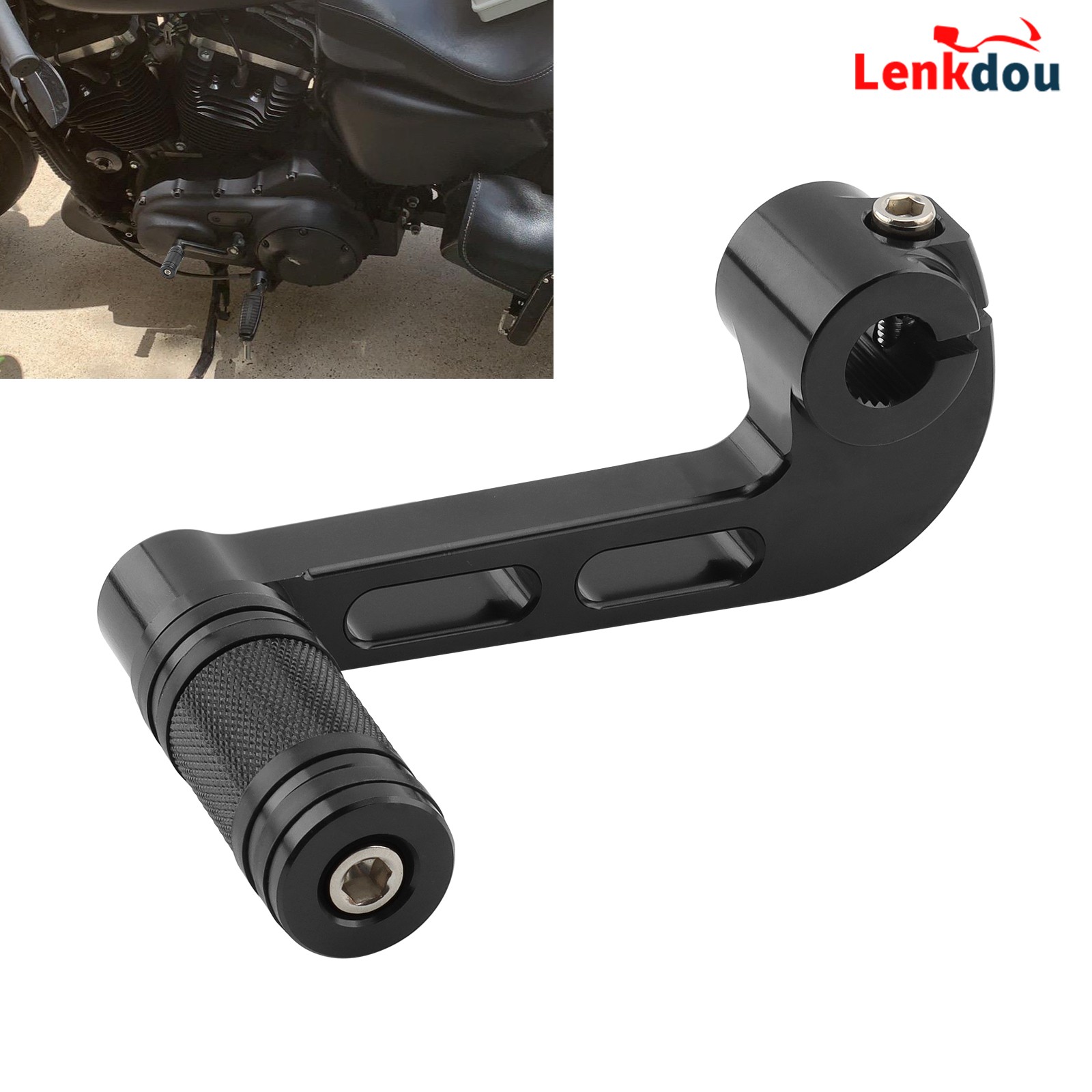Mid Control Shift Lever Shifter Pedal For Harley Sportster XL883 XL1200 2004-22