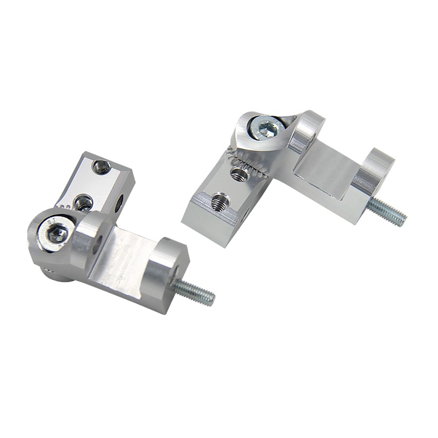 1 Pair Universal CNC Aluminum Motorcycle Foot Peg Passenger Footpeg Lowering Kit