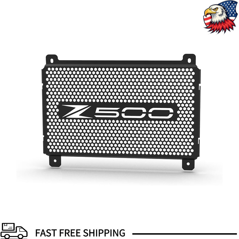 Radiator Guard Protective Cover Z500 ABS and Z400 Motorcycles T5-5754 Aluminium
