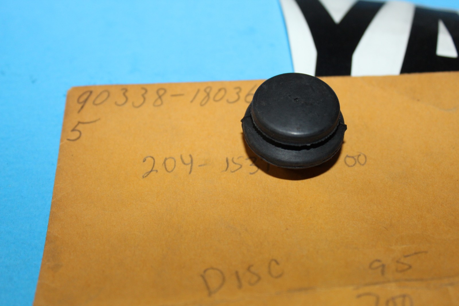 NOS Yamaha TD2 YR1 YR2 DS6 SL338 Rubber Breather Cap Plug OEM # 90338-18036