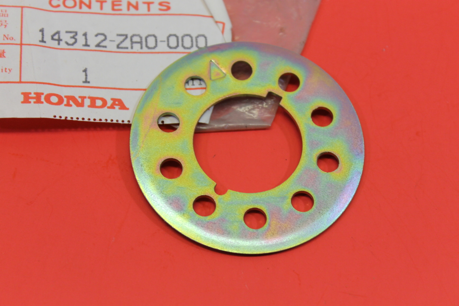 NOS OEM Honda Generator Parts EX5500K2 TIMING PULLEY FLANGE / 14312-ZA0-000