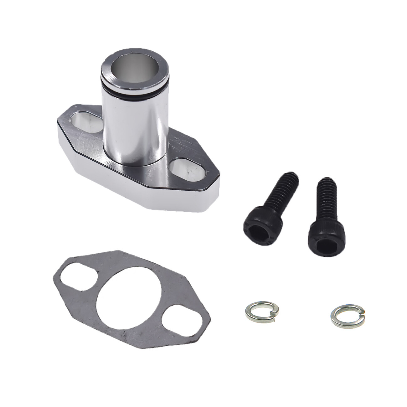 Silver 32mm to 40mm CNC Air Intake Manifold For 66cc 80cc Motorized Bicycle