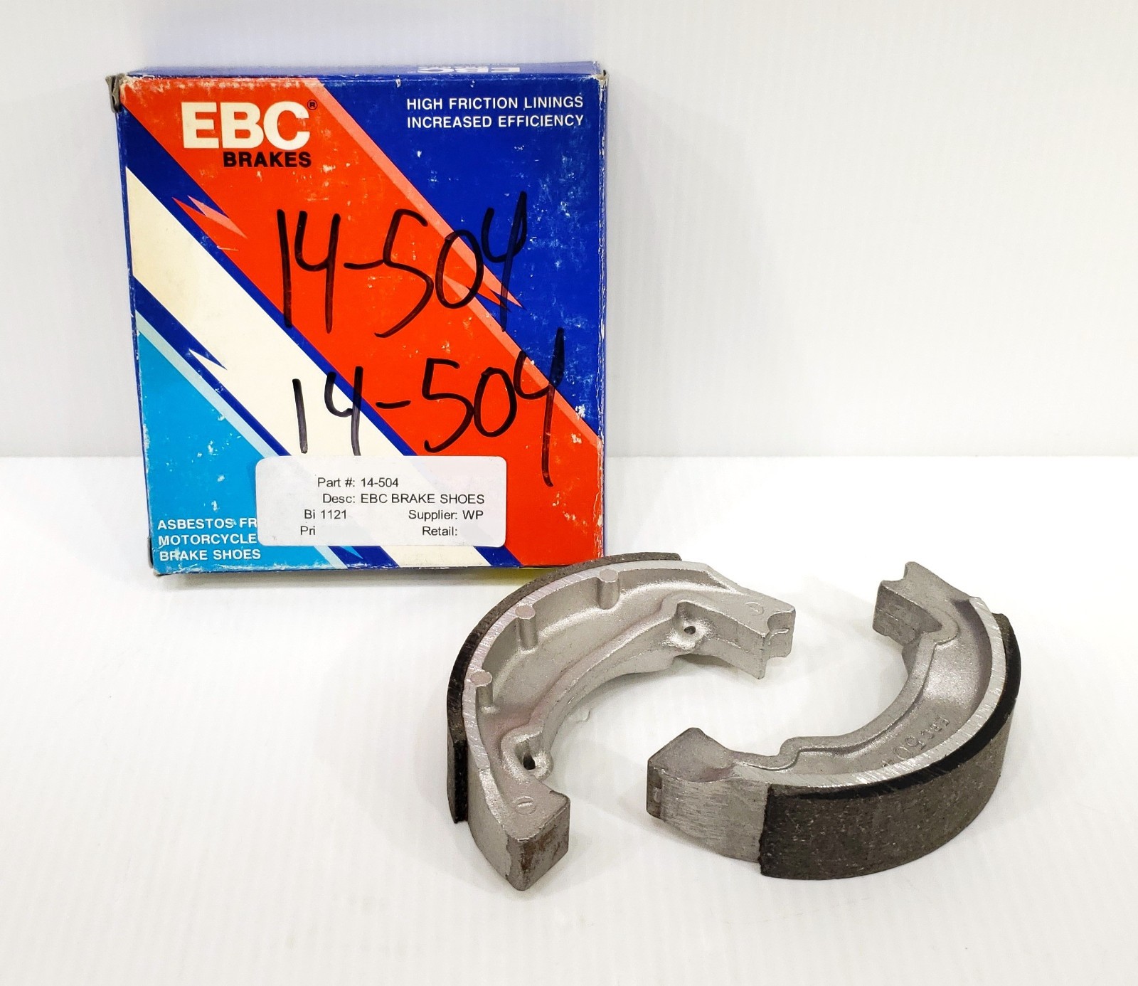 EBC Replacement Brake Shoes 504 Yamaha LB50P RX50 DT100 IT125 BW350 TY350 New