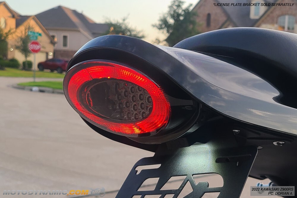 SEQUENTIAL INTEGRATED LED Tail Light SMOKE LENS for Kawasaki Z900RS 2018-2024