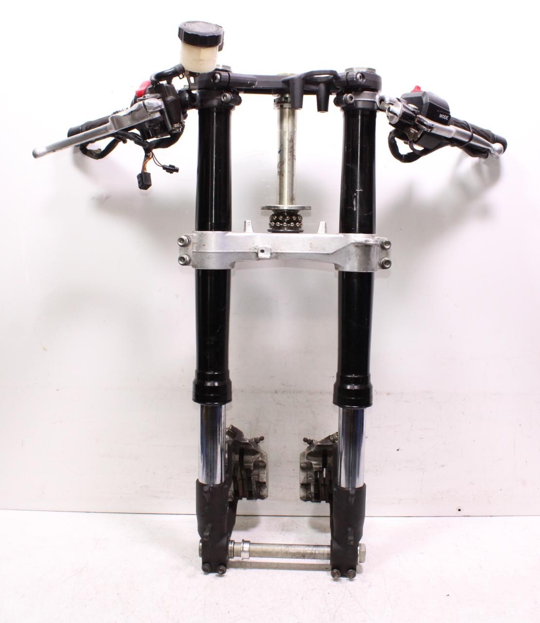 11-24 SUZUKI GSXR 600 750 FRONT END FORKS SUSPENSION HANDLEBARS TRIPLE TREE