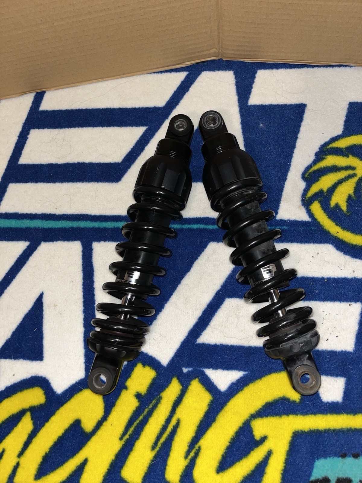 Progressive Suspension 444 Shocks Harley Davidson Dyna 12.5 Inch