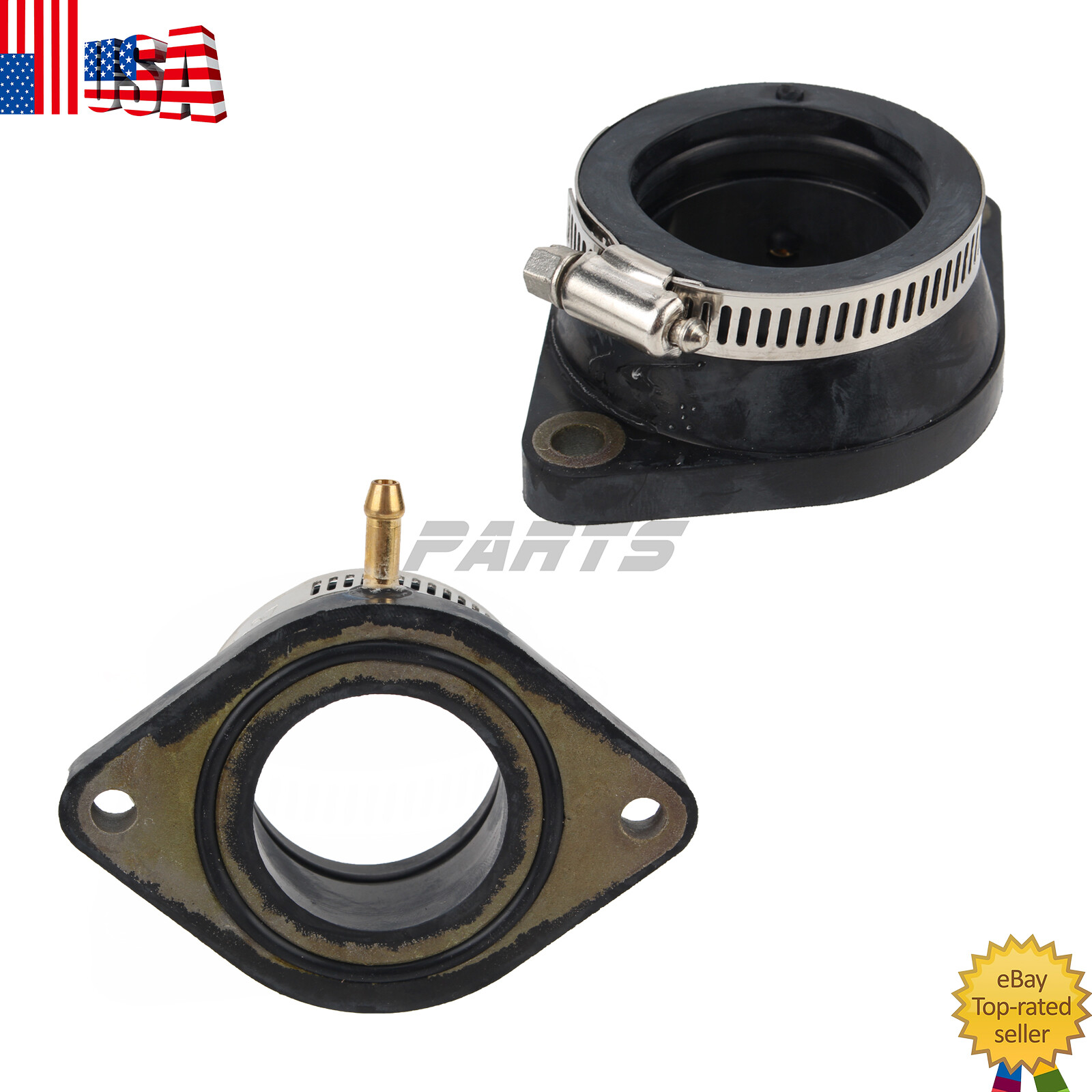 Carburetor Carb Intake Boot Joint Set for Yamaha V-Star 1100 XVS1100 1999-2009