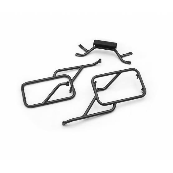 Royal Enfield 1041284/F Black Adventure Pannier Rails Genuine OEM New