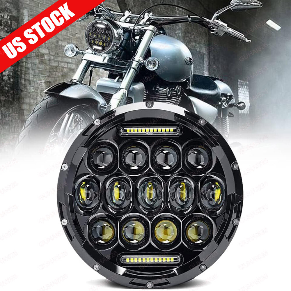 7″ inch Motorcycle LED Headlight for Harley Davidson Electra Glide Ultra Classic