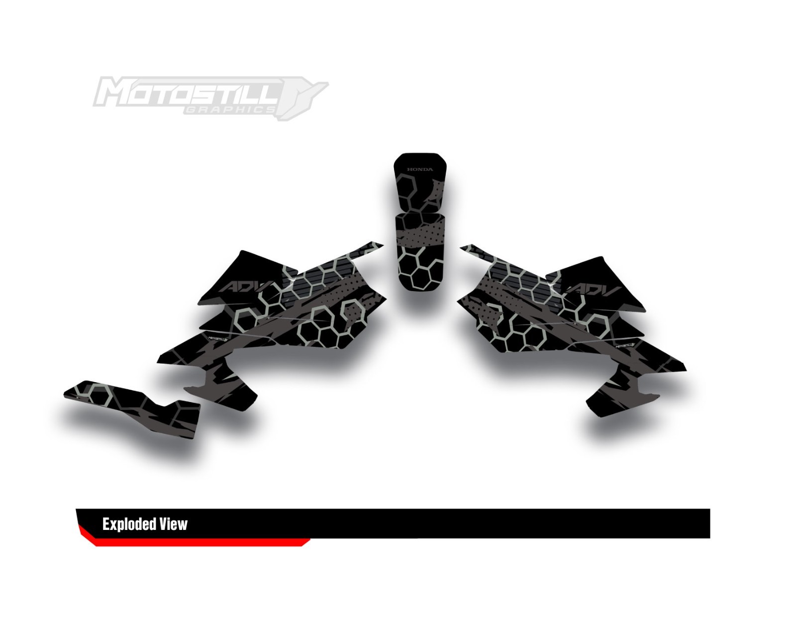 Honda Adv 350 Protect Graphic Sticker Decal Wrap Kit Fits / 2023-2025