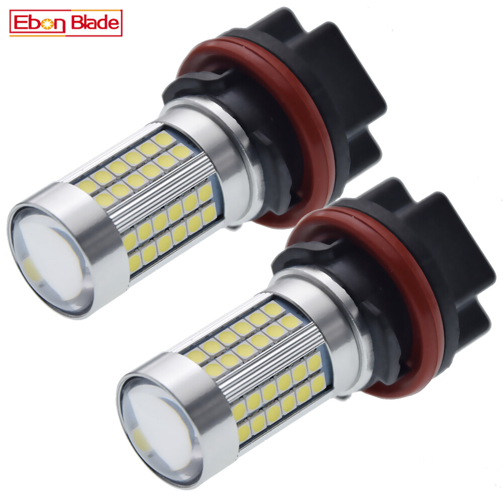 2Pcs HS5 LED Headlight Globe Front Driving Bulb Lamp For Honda 3030 66SMD 10-30V