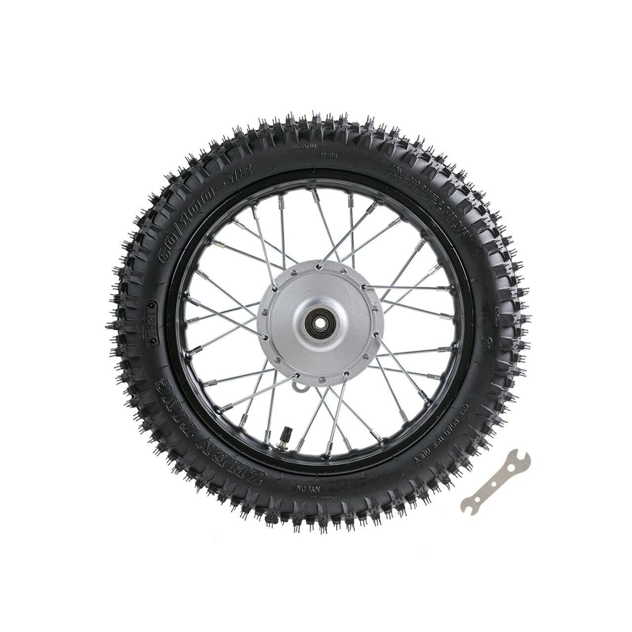 Front Rear Wheel Set 60/100-12 80/100-10 with Drum Brake for TTR50 TTR90 Apollo