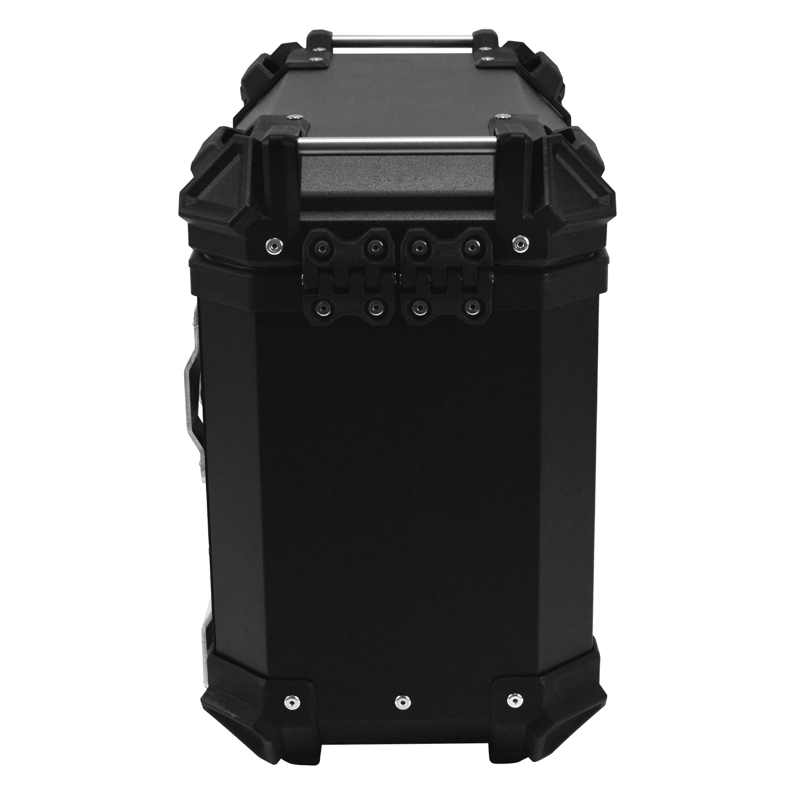 38L Tour Hard Side Saddlebag Trunk Box Motorcycle Panniers Side Case X Black