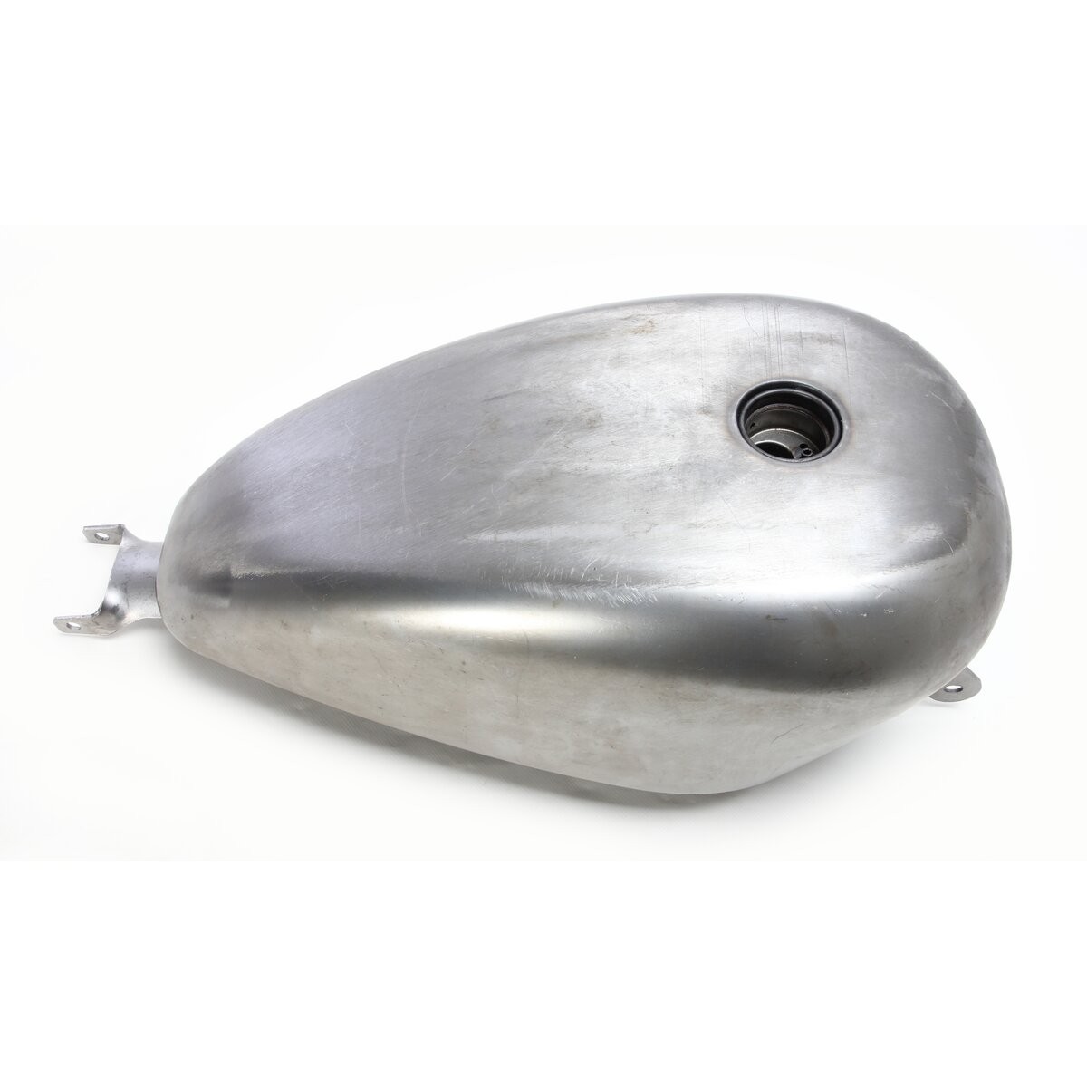 Drag Specialties Raw Smooth Peanut Style Custom Gas Tank (3 gal.) – 0701-0838